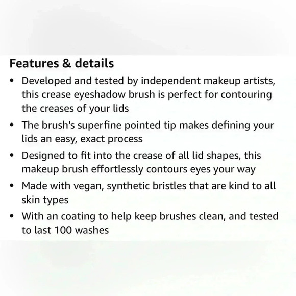 FREE 🆕Crease Shadow Brush Vegan  Friendly - Picture 6 of 15